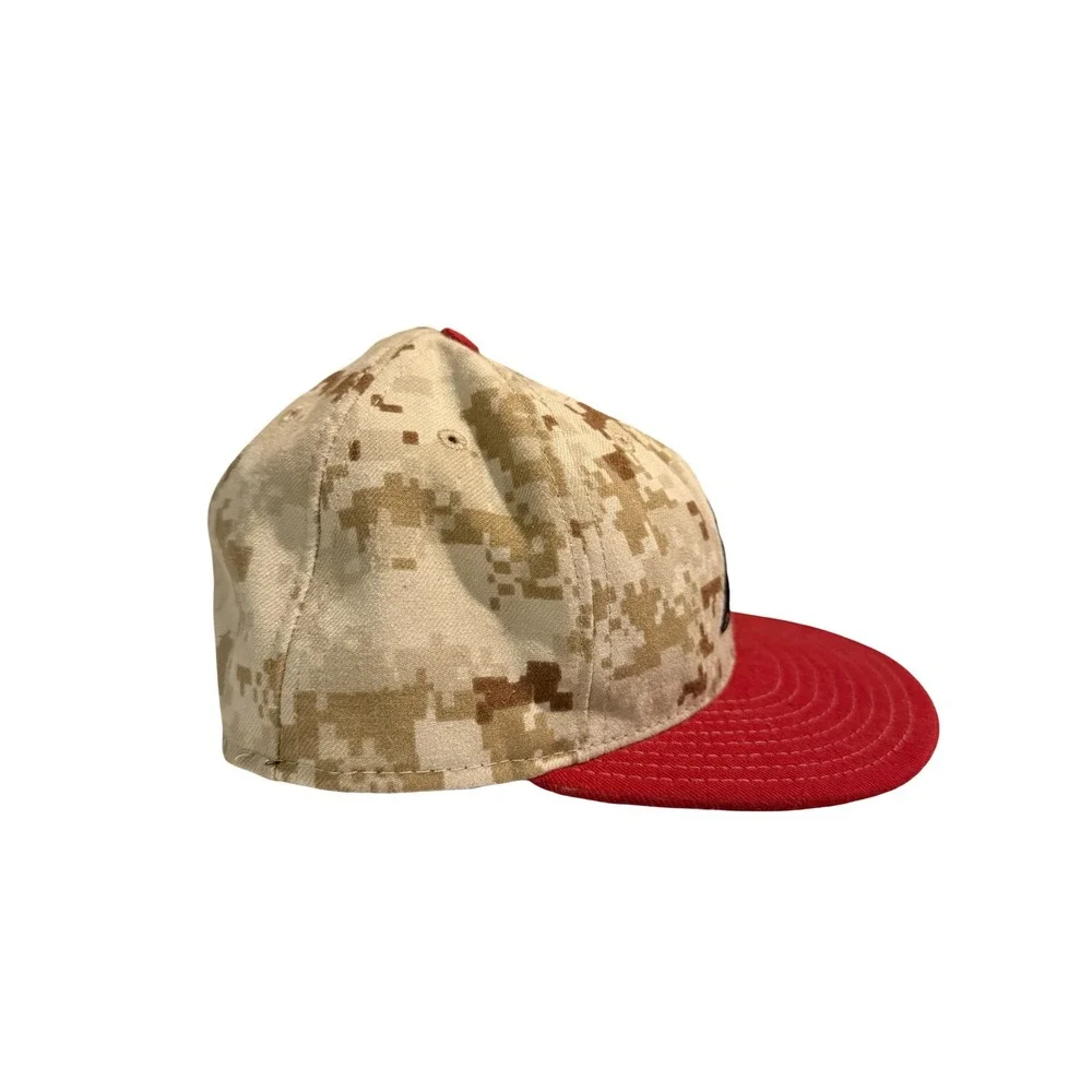 New Era 59FIFTY Arizona Diamondbacks Fitted Hat 7 3/4 Desert Camo Red MLB Cap